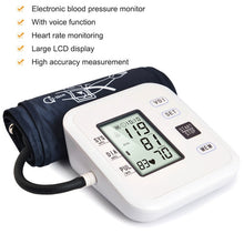 Load image into Gallery viewer, Wrist / Arm Blood Pressure Monitor LCD Digital PulseHeart Beat Rate Meter Device Equipment Tonometer BP Mini Sphygmomanometer-Great Rehab Medical
