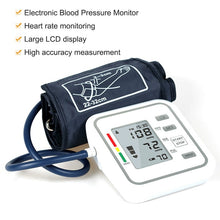 Load image into Gallery viewer, Wrist / Arm Blood Pressure Monitor LCD Digital PulseHeart Beat Rate Meter Device Equipment Tonometer BP Mini Sphygmomanometer-Great Rehab Medical
