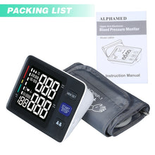 Load image into Gallery viewer, Arm Automatic Blood Pressure Monitor BP Sphygmomanometer Pressure Meter Tonometer Measuring Arterial Pressure Large LCD Display-Great Rehab Medical
