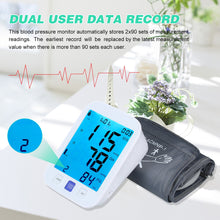 Load image into Gallery viewer, Blood Pressure Monitor Upper Arm Automatic Digital Blood Pressure Monitor Cuff Home BP Sphygmomanometers with Large LCD Display-Great Rehab Medical
