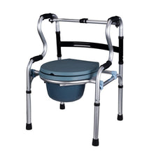 Load image into Gallery viewer, Adjustable and folding aluminum alloy commode walking aids for disabled and elderly-Great Rehab Medical
